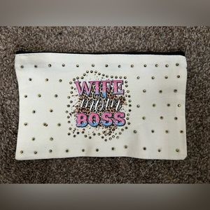 Rhinestone Makeup Bag